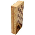 Bookstyle Wood Folding Chess Set - 11" Board